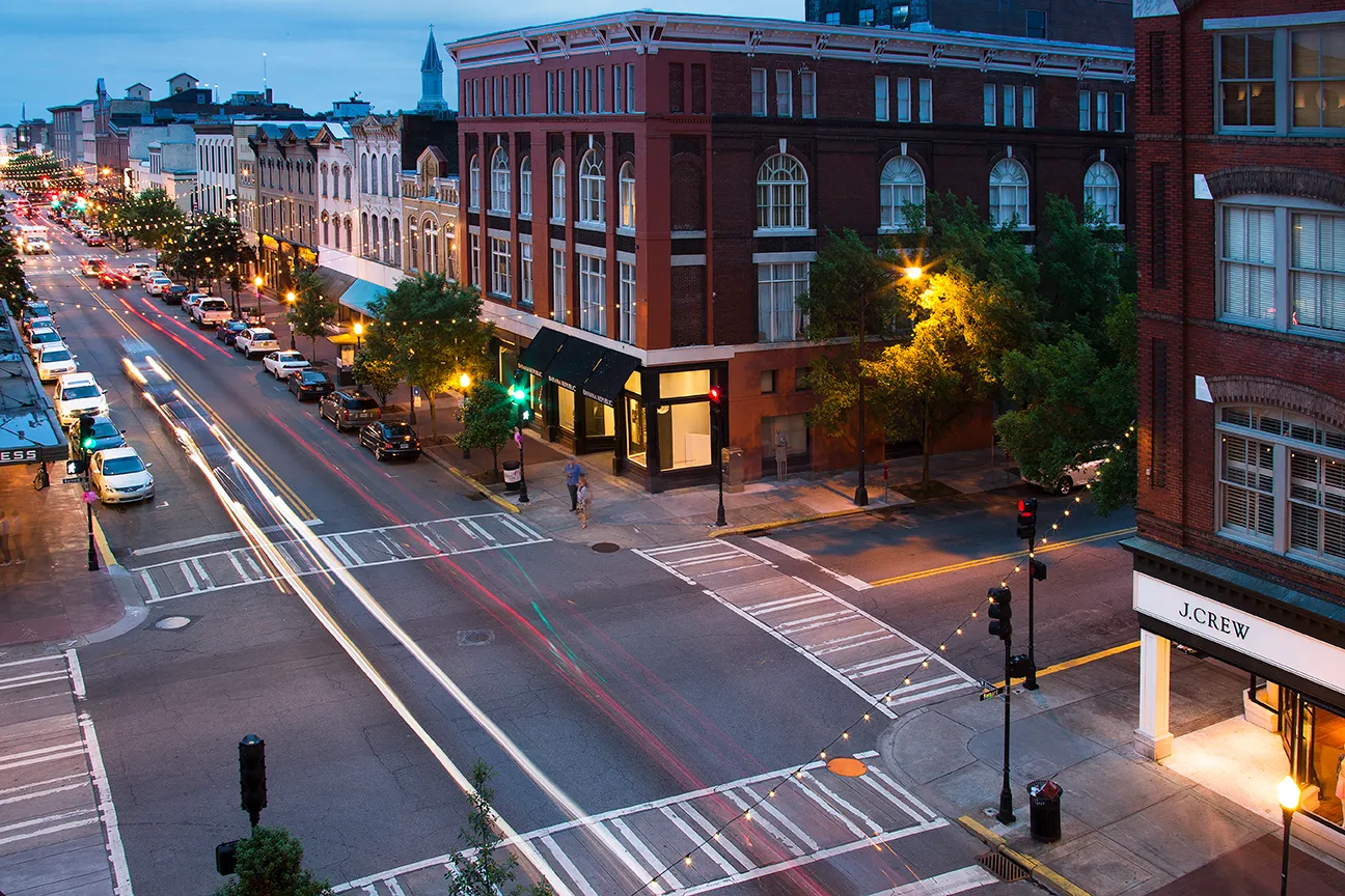 A photo of Broughton Street in Savannah GA