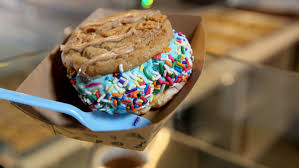 a photo of an ice cream sandwhich from the Baked Bear in Savannah GA